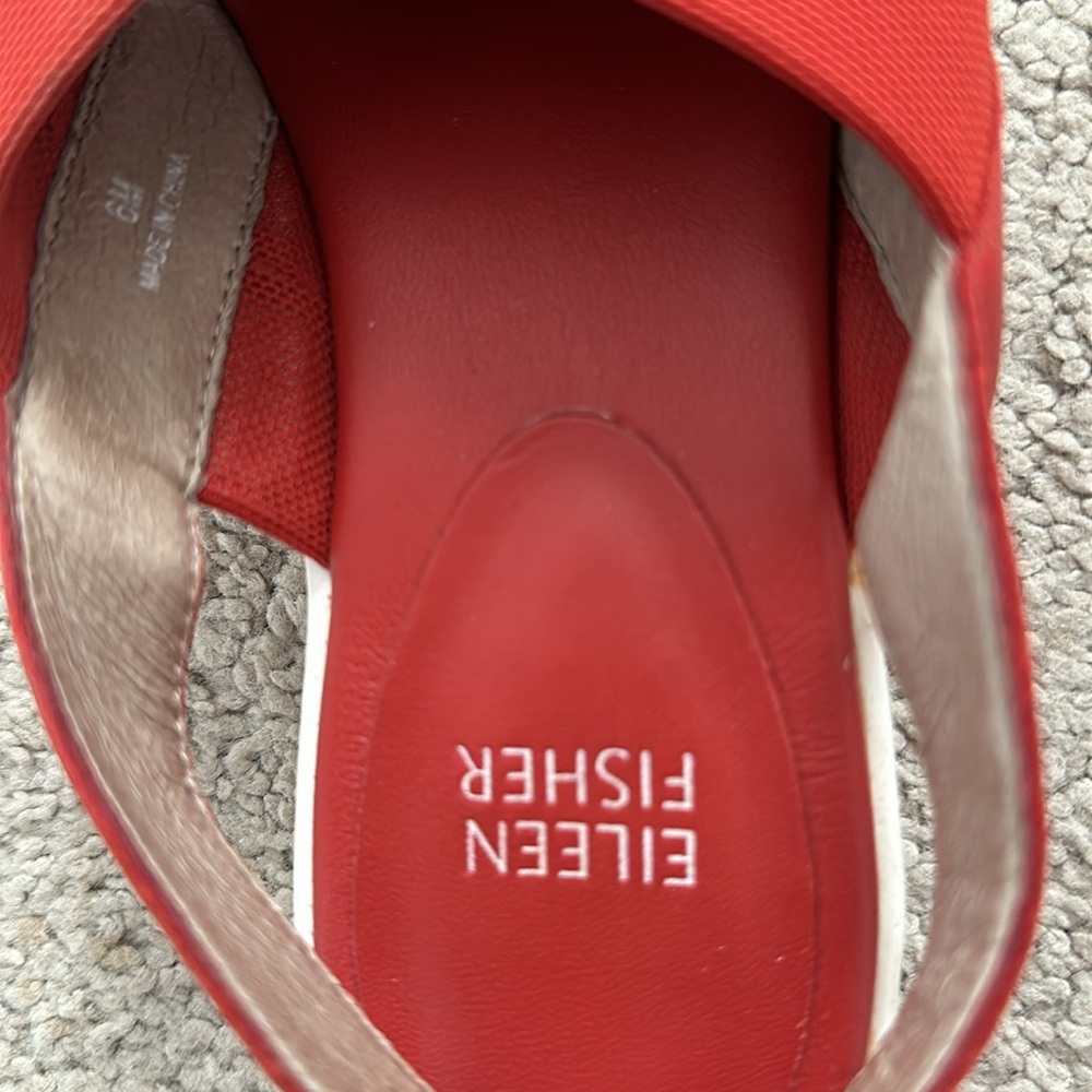 Eileen Fisher red sandals - Picture 5 of 5